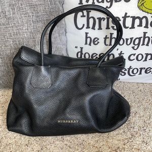 Black Burberry shoulder bag